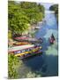 Colourful Fishing Boats on White River, Ocho Rios, St. Ann Parish, Jamaica, Caribbean-Doug Pearson-Mounted Photographic Print