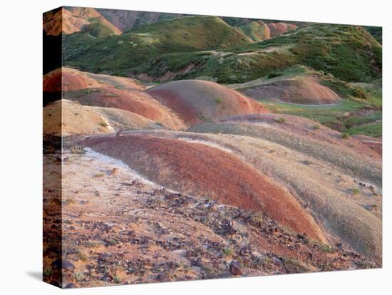 Colourful Hills Along the Border Region to Azerbaijan, David Gareji Nature Reserve, Georgia-Popp-Stretched Canvas