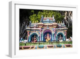 Colourful Hindu statues, Batu Caves, Kuala Lumpur, Malaysia, Southeast Asia, Asia-Matthew Williams-Ellis-Framed Photographic Print