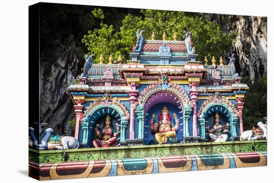 Colourful Hindu statues, Batu Caves, Kuala Lumpur, Malaysia, Southeast Asia, Asia-Matthew Williams-Ellis-Stretched Canvas