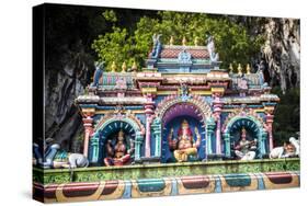 Colourful Hindu statues, Batu Caves, Kuala Lumpur, Malaysia, Southeast Asia, Asia-Matthew Williams-Ellis-Stretched Canvas