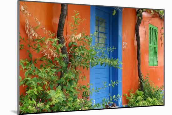 Colourful House, Assos, Kefalonia, Greece-Peter Thompson-Mounted Premium Photographic Print