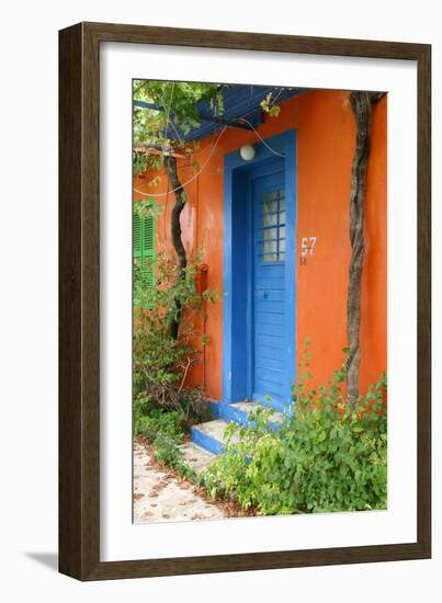 Colourful House, Assos, Kefalonia, Greece-Peter Thompson-Framed Photographic Print