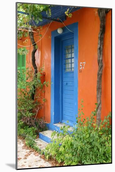 Colourful House, Assos, Kefalonia, Greece-Peter Thompson-Mounted Photographic Print