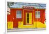 Colourful house on Bay Street, Bridgetown, St. Michael, Barbados, West Indies, Caribbean, Central A-Frank Fell-Framed Photographic Print