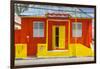 Colourful house on Bay Street, Bridgetown, St. Michael, Barbados, West Indies, Caribbean, Central A-Frank Fell-Framed Photographic Print