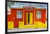 Colourful house on Bay Street, Bridgetown, St. Michael, Barbados, West Indies, Caribbean, Central A-Frank Fell-Framed Photographic Print