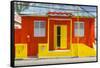 Colourful house on Bay Street, Bridgetown, St. Michael, Barbados, West Indies, Caribbean, Central A-Frank Fell-Framed Stretched Canvas