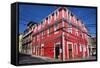 Colourful House, Valparaiso, Chile-Peter Groenendijk-Framed Stretched Canvas