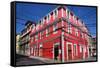 Colourful House, Valparaiso, Chile-Peter Groenendijk-Framed Stretched Canvas