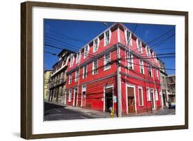 Colourful House, Valparaiso, Chile-Peter Groenendijk-Framed Photographic Print