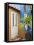 Colourful House, Willemstad, Curacao, Netherlands Antilles, Caribbean-Walter Bibikow-Framed Stretched Canvas