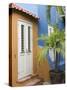 Colourful House, Willemstad, Curacao, Netherlands Antilles, Caribbean-Walter Bibikow-Stretched Canvas