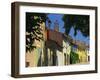 Colourful Houses and Church, Puyloubier, Near Aix-En-Provence, Bouches-Du-Rhone, Provence, France-Tomlinson Ruth-Framed Photographic Print