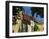 Colourful Houses and Church, Puyloubier, Near Aix-En-Provence, Bouches-Du-Rhone, Provence, France-Tomlinson Ruth-Framed Photographic Print