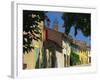 Colourful Houses and Church, Puyloubier, Near Aix-En-Provence, Bouches-Du-Rhone, Provence, France-Tomlinson Ruth-Framed Photographic Print