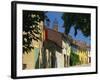 Colourful Houses and Church, Puyloubier, Near Aix-En-Provence, Bouches-Du-Rhone, Provence, France-Tomlinson Ruth-Framed Photographic Print