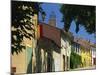 Colourful Houses and Church, Puyloubier, Near Aix-En-Provence, Bouches-Du-Rhone, Provence, France-Tomlinson Ruth-Mounted Photographic Print