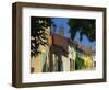 Colourful Houses and Church, Puyloubier, Near Aix-En-Provence, Bouches-Du-Rhone, Provence, France-Tomlinson Ruth-Framed Photographic Print