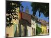 Colourful Houses and Church, Puyloubier, Near Aix-En-Provence, Bouches-Du-Rhone, Provence, France-Tomlinson Ruth-Mounted Photographic Print