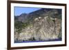 Colourful houses and cliffs atop rocky promontory, Corniglia, Cinque Terre, UNESCO World Heritage S-Eleanor Scriven-Framed Photographic Print