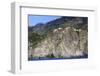 Colourful houses and cliffs atop rocky promontory, Corniglia, Cinque Terre, UNESCO World Heritage S-Eleanor Scriven-Framed Photographic Print