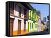 Colourful Houses, Bogota, Colombia, South America-Christian Kober-Framed Stretched Canvas