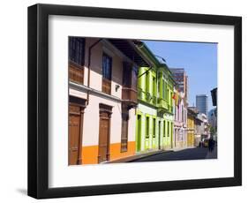 Colourful Houses, Bogota, Colombia, South America-Christian Kober-Framed Photographic Print