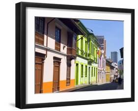 Colourful Houses, Bogota, Colombia, South America-Christian Kober-Framed Photographic Print