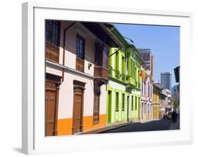 Colourful Houses, Bogota, Colombia, South America-Christian Kober-Framed Photographic Print