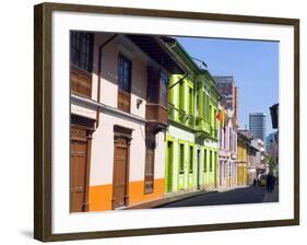 Colourful Houses, Bogota, Colombia, South America-Christian Kober-Framed Photographic Print