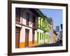 Colourful Houses, Bogota, Colombia, South America-Christian Kober-Framed Photographic Print