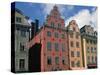 Colourful Houses, Gamla Stan, Stortorget Square, Stockholm, Sweden-Peter Thompson-Stretched Canvas