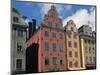 Colourful Houses, Gamla Stan, Stortorget Square, Stockholm, Sweden-Peter Thompson-Mounted Photographic Print