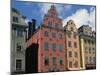 Colourful Houses, Gamla Stan, Stortorget Square, Stockholm, Sweden-Peter Thompson-Mounted Photographic Print