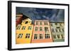 Colourful Houses in Copenhagen, Europe-pink candy-Framed Photographic Print