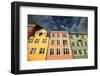 Colourful Houses in Copenhagen, Europe-pink candy-Framed Photographic Print