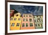 Colourful Houses in Copenhagen, Europe-pink candy-Framed Photographic Print