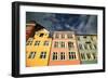 Colourful Houses in Copenhagen, Europe-pink candy-Framed Photographic Print