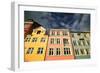 Colourful Houses in Copenhagen, Europe-pink candy-Framed Photographic Print