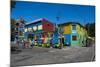 Colourful Houses in La Boca Neighbourhood in Buenos Aires, Argentina, South America-Michael Runkel-Mounted Photographic Print