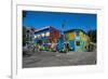 Colourful Houses in La Boca Neighbourhood in Buenos Aires, Argentina, South America-Michael Runkel-Framed Photographic Print