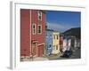 Colourful Houses in St. John's City, Newfoundland, Canada, North America-Richard Cummins-Framed Photographic Print