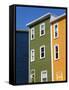 Colourful Houses in St. John's City, Newfoundland, Canada, North America-Richard Cummins-Framed Stretched Canvas