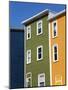 Colourful Houses in St. John's City, Newfoundland, Canada, North America-Richard Cummins-Mounted Photographic Print