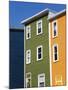 Colourful Houses in St. John's City, Newfoundland, Canada, North America-Richard Cummins-Mounted Photographic Print