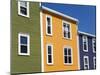 Colourful Houses in St. John's City, Newfoundland, Canada, North America-Richard Cummins-Mounted Photographic Print