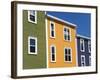 Colourful Houses in St. John's City, Newfoundland, Canada, North America-Richard Cummins-Framed Photographic Print