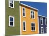 Colourful Houses in St. John's City, Newfoundland, Canada, North America-Richard Cummins-Mounted Photographic Print