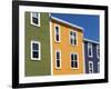 Colourful Houses in St. John's City, Newfoundland, Canada, North America-Richard Cummins-Framed Photographic Print